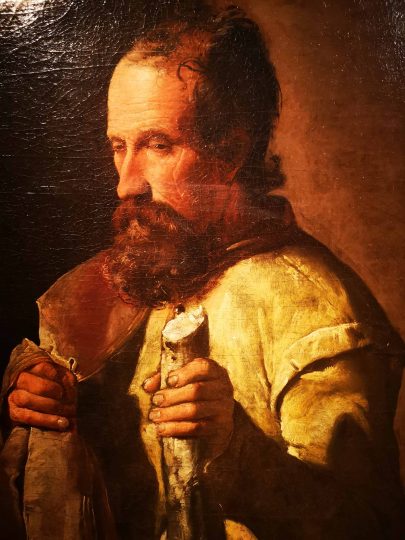 Georges de La Tour, San Giacomo Minore, dettaglio