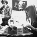 1968: al lavoro su "Black Dwarf". Sheila Rowbotham e John Hoyland