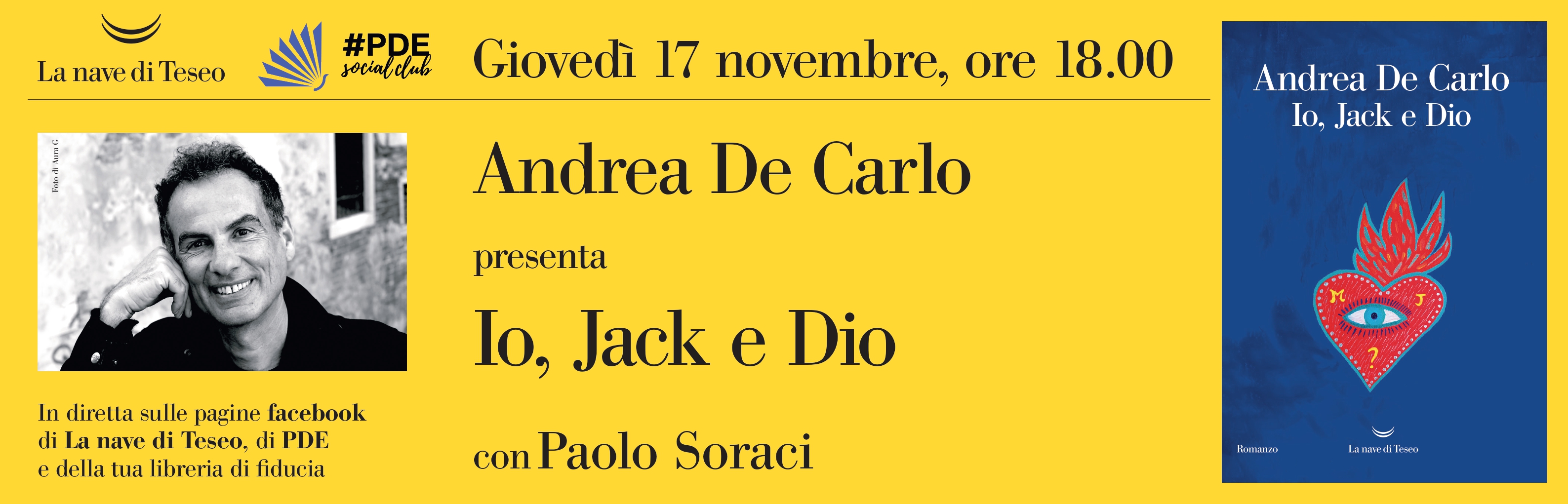 Andrea De Carlo – Io, Jack e Dio