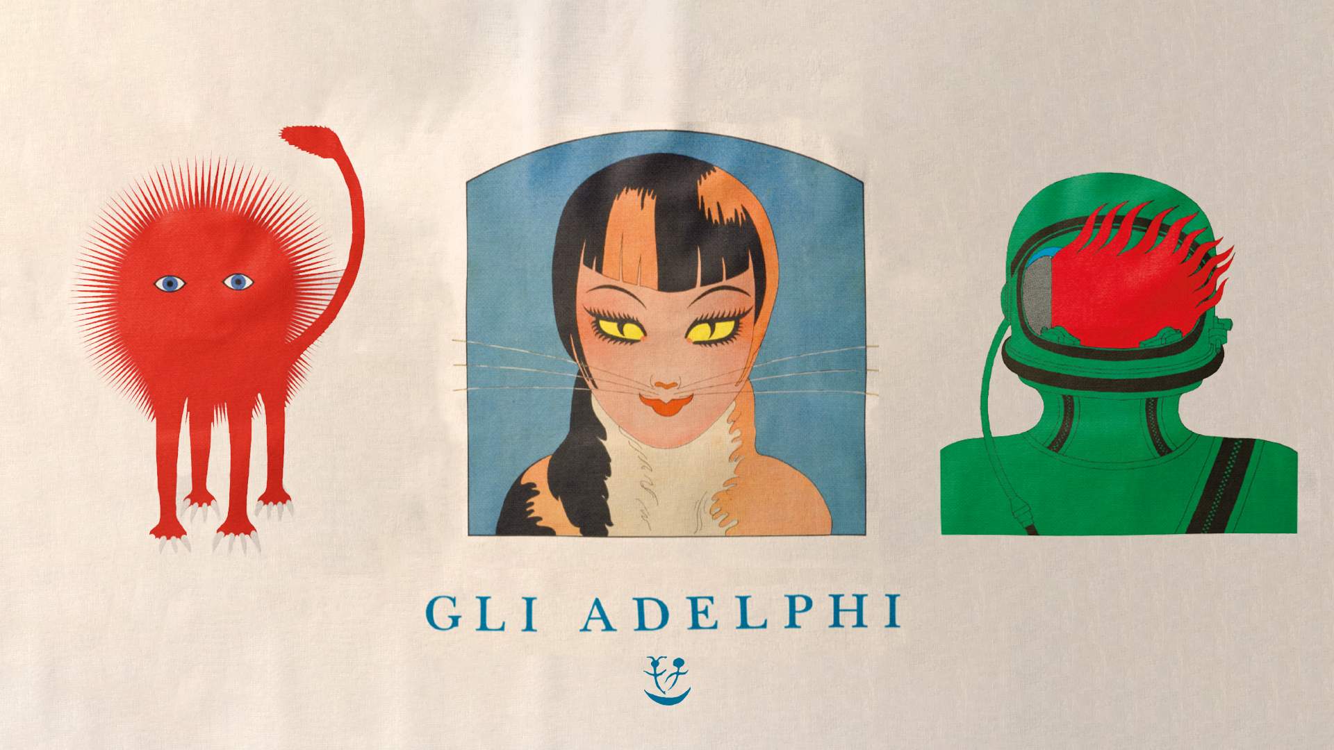 La trasformazione in tre illustrazioni: la nuova campagna estiva sui tascabili Adelphi