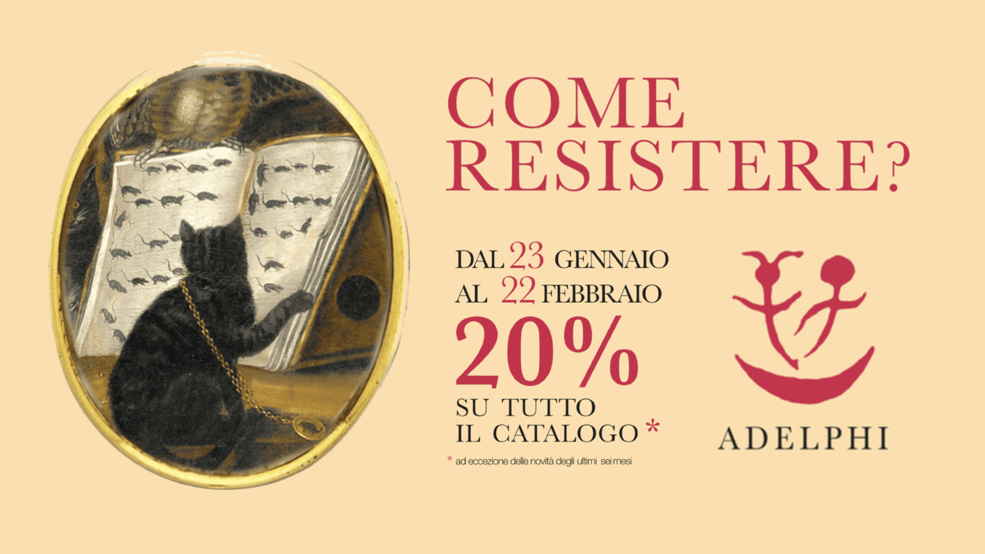 Torna la promozione Adelphi: come resistere?