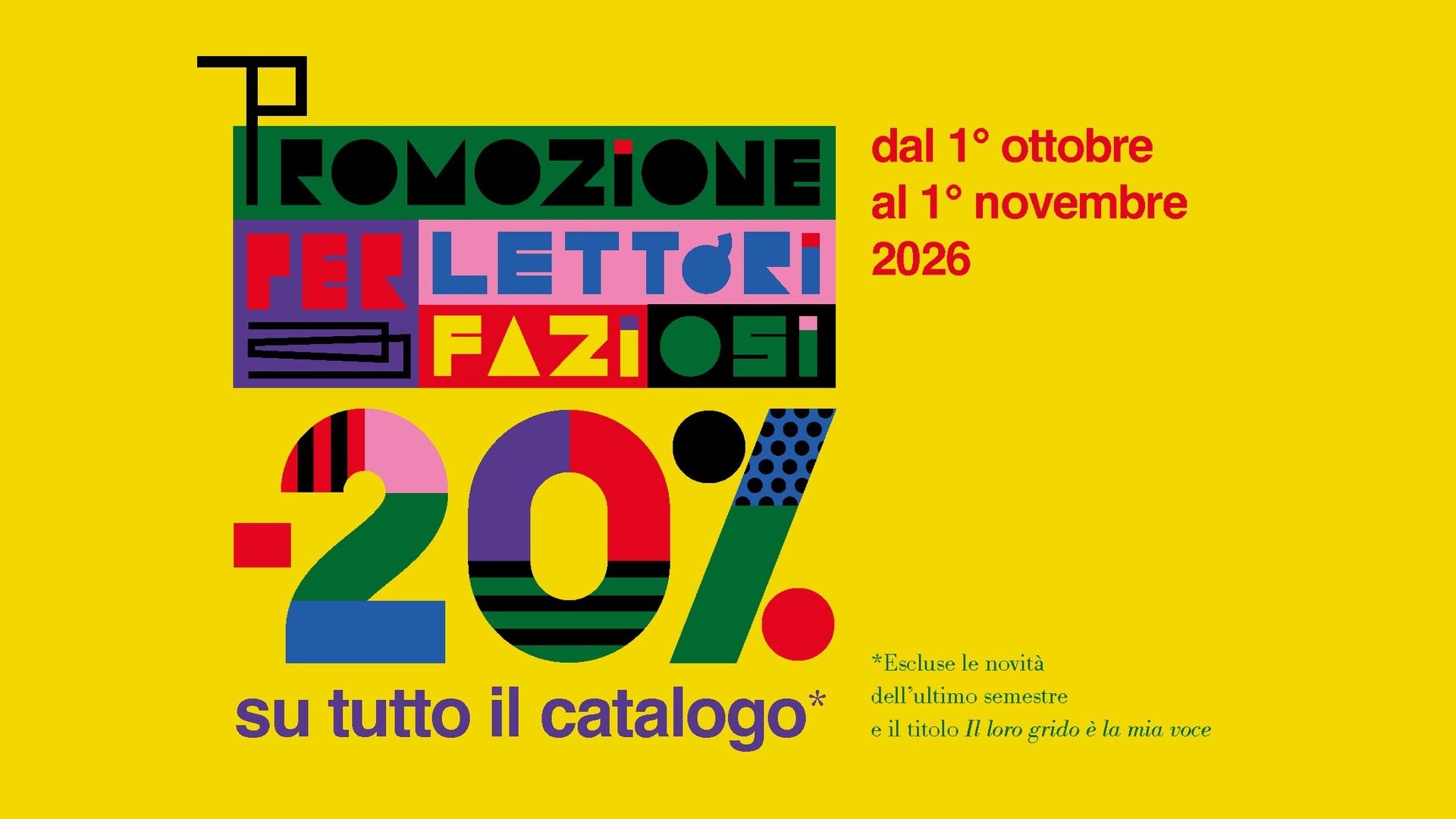 Ottobre è il mese di Fazi: il catalogo è in promozione